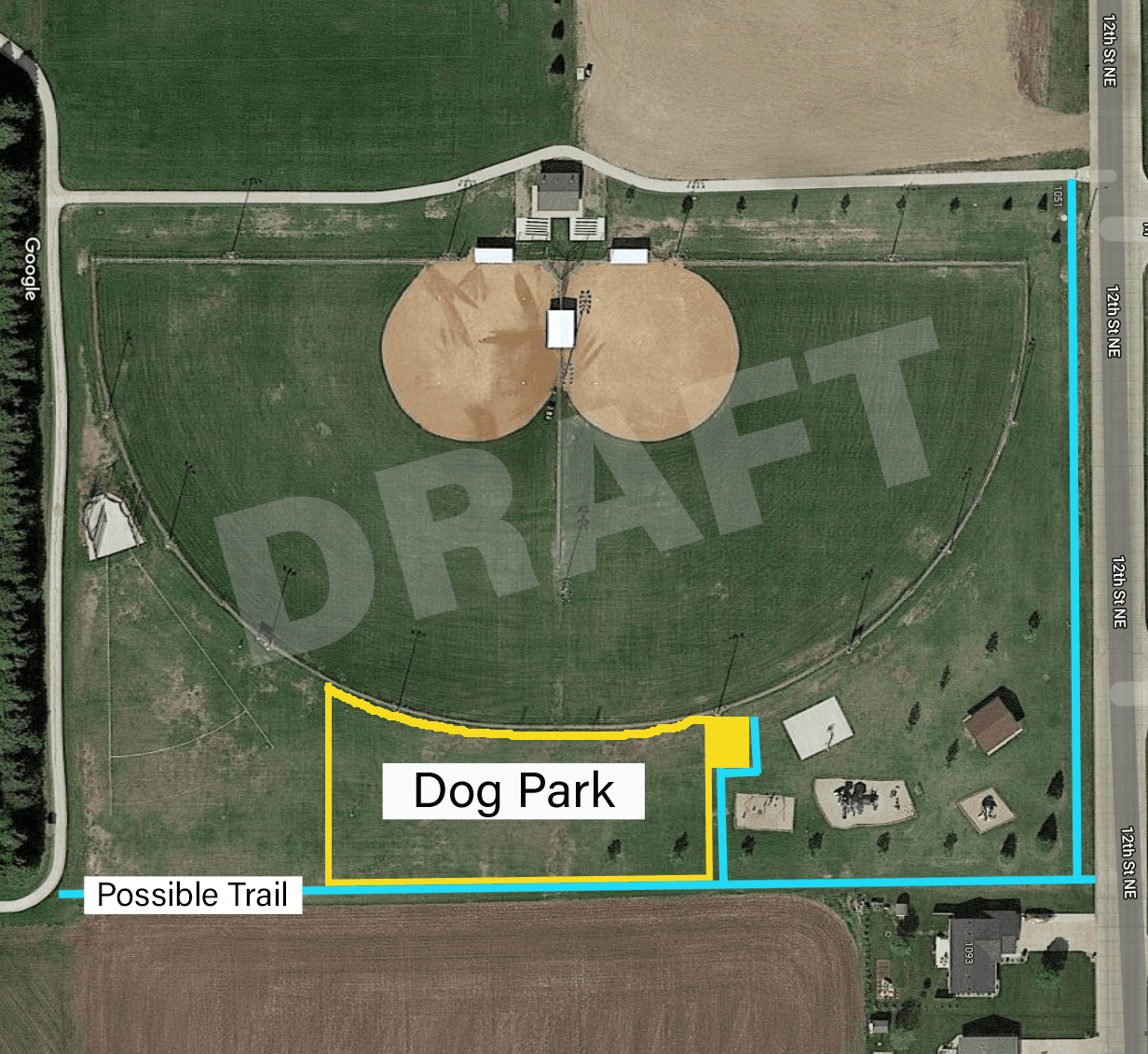 Dog Park area sketch